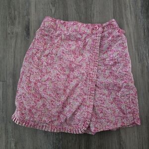 Vintage Rare Mc Kids Floral Skort